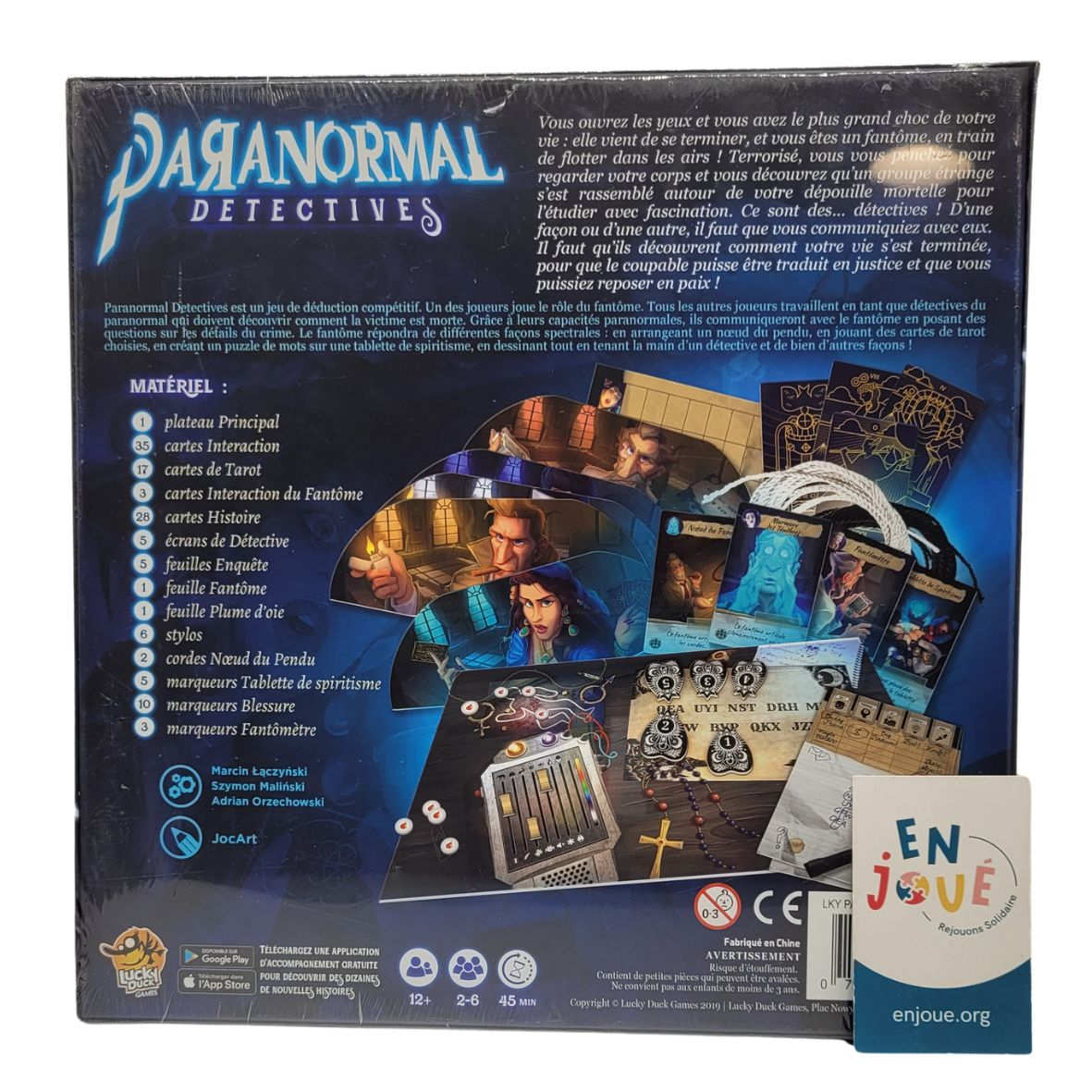 Voir photo 3 de Jeu de société - Paranormal Détectives - Lucky Duck - À partir de 12 ans. Jeu de société - Paranormal Détectives - Lucky Duck - À partir de 12 ans. Comme neuf - Vue 3 -